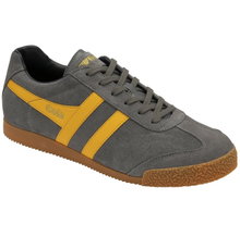 Sneaker Gola Harrier zamszowo-skórzany popielaty/żółty/granatowy męski